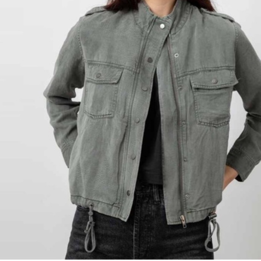 Rails Linen utility jacket